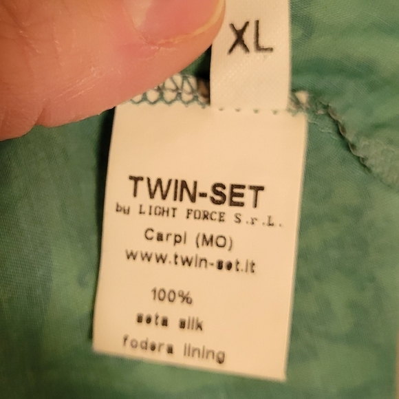 Twin-Set Simona Barbieri Silk Baby Doll Y2k Lace Sleeveless Maxi Dress Vintage - Picture 5 of 11